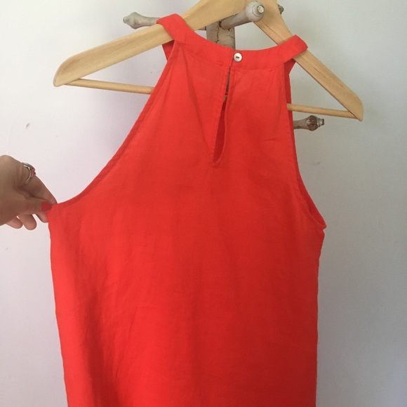 Vibrant linen shift dress - Picture 9 of 13